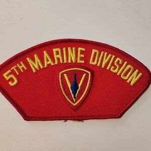 Vintage US MARINES 5TH DIVISION PATCH